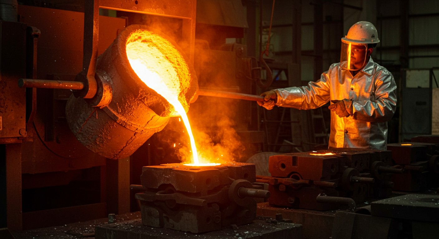 Литьё алюминиевых изделий и деталей