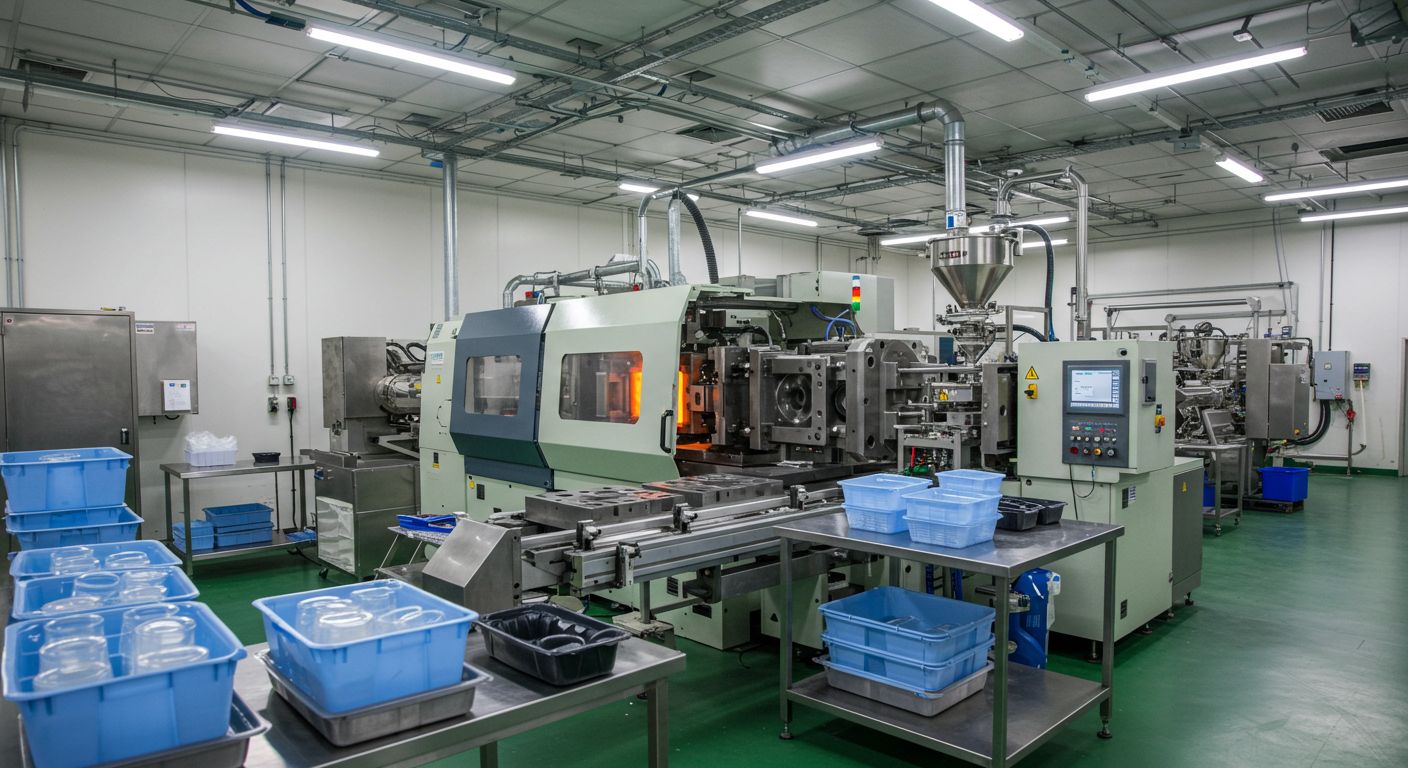 Литьё пластика для пищевой промышленности