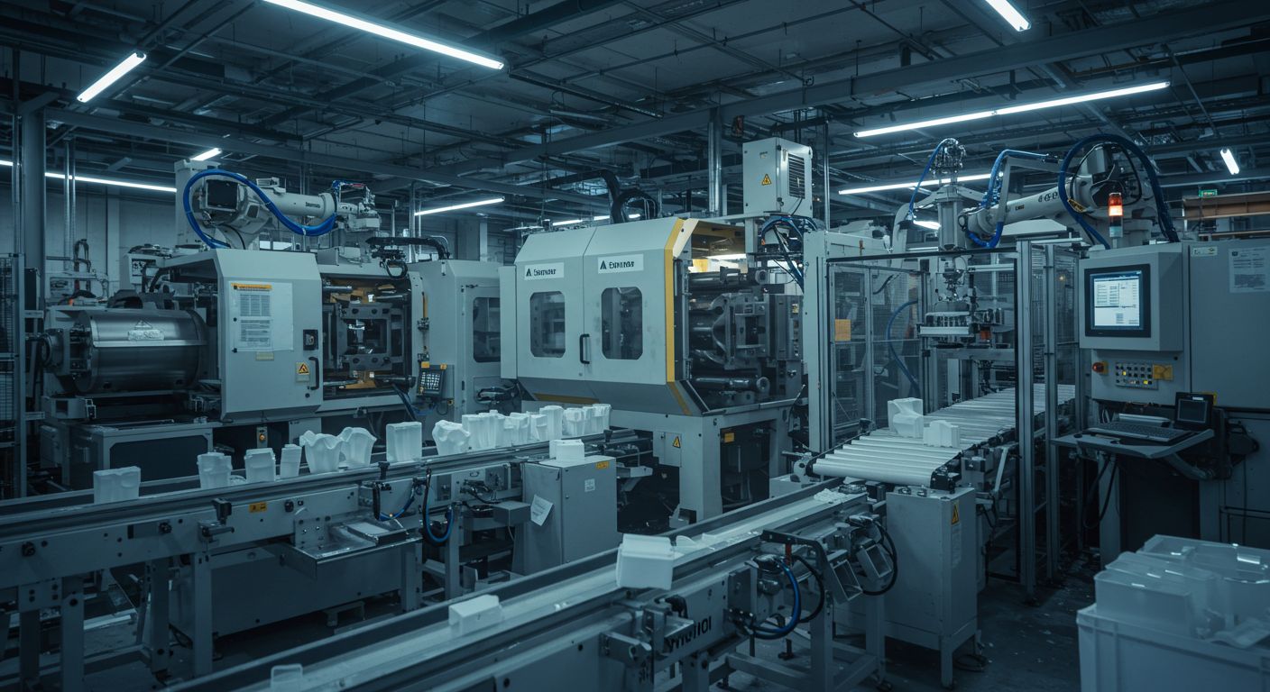 Механизация процессов изготовления пластиковых изделий