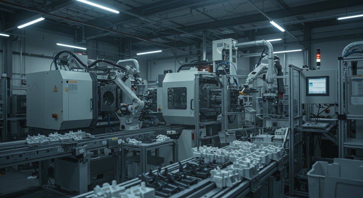 Механизированное производство пластиковых изделий Механизация производства пластиковых деталей