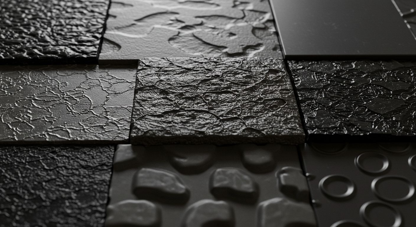 Текстурированная поверхность пластика