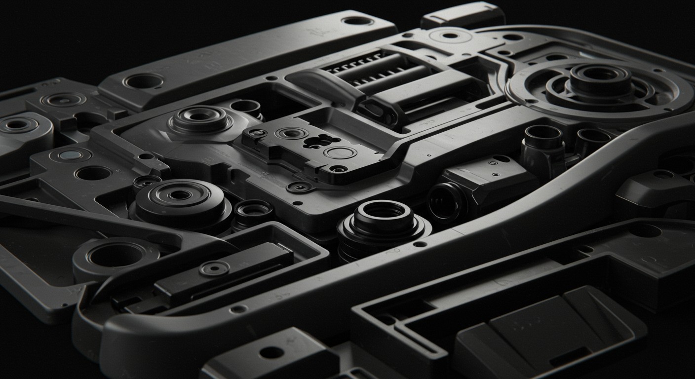 Сборка пластиковых компонентов на производственной линии