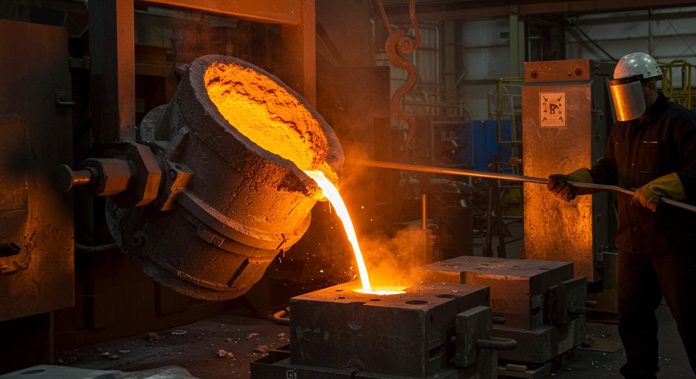 Литьё алюминиевых изделий и деталей для промышленности