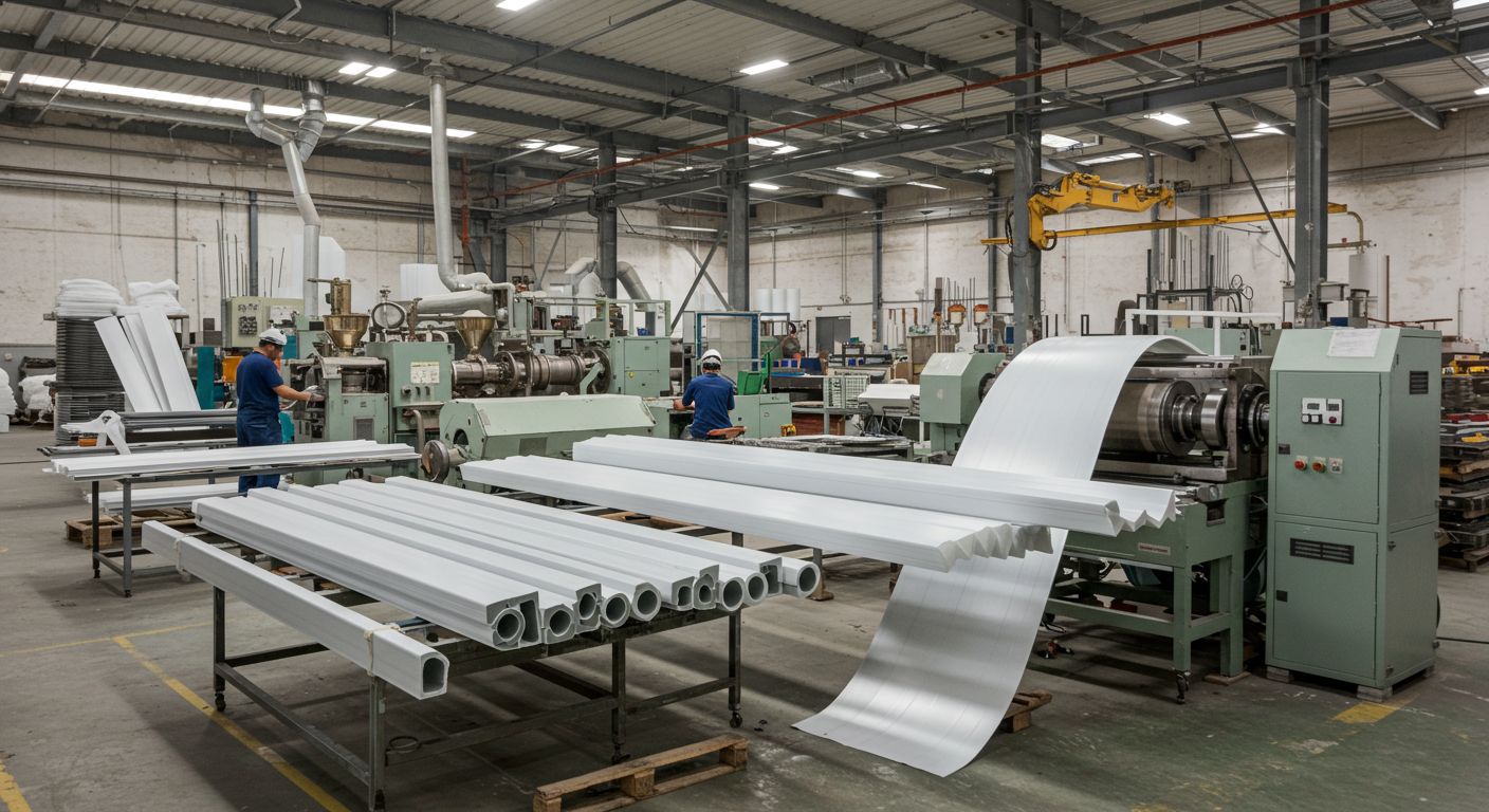 Пластиковые изделия из ПВХ для строительства