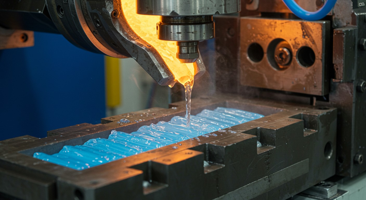 Литьё пластика по полиэтилену для строительных изделий