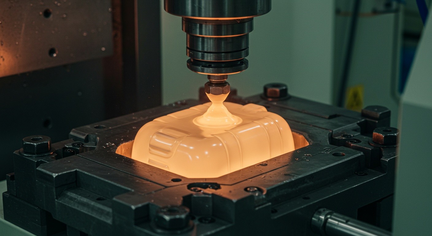 Литьё пластика по полиэтилену для емкостей