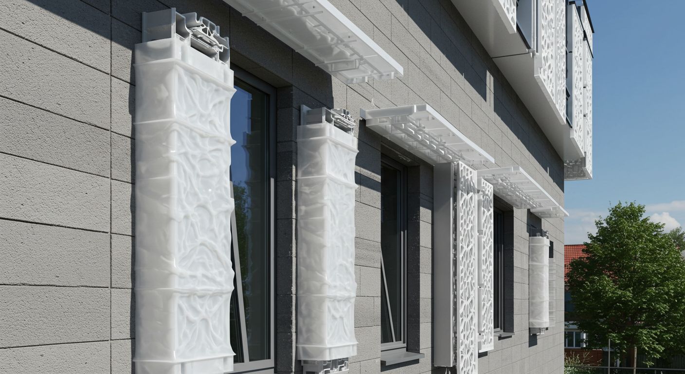 Разработка пластиковых изделий для фасадных систем