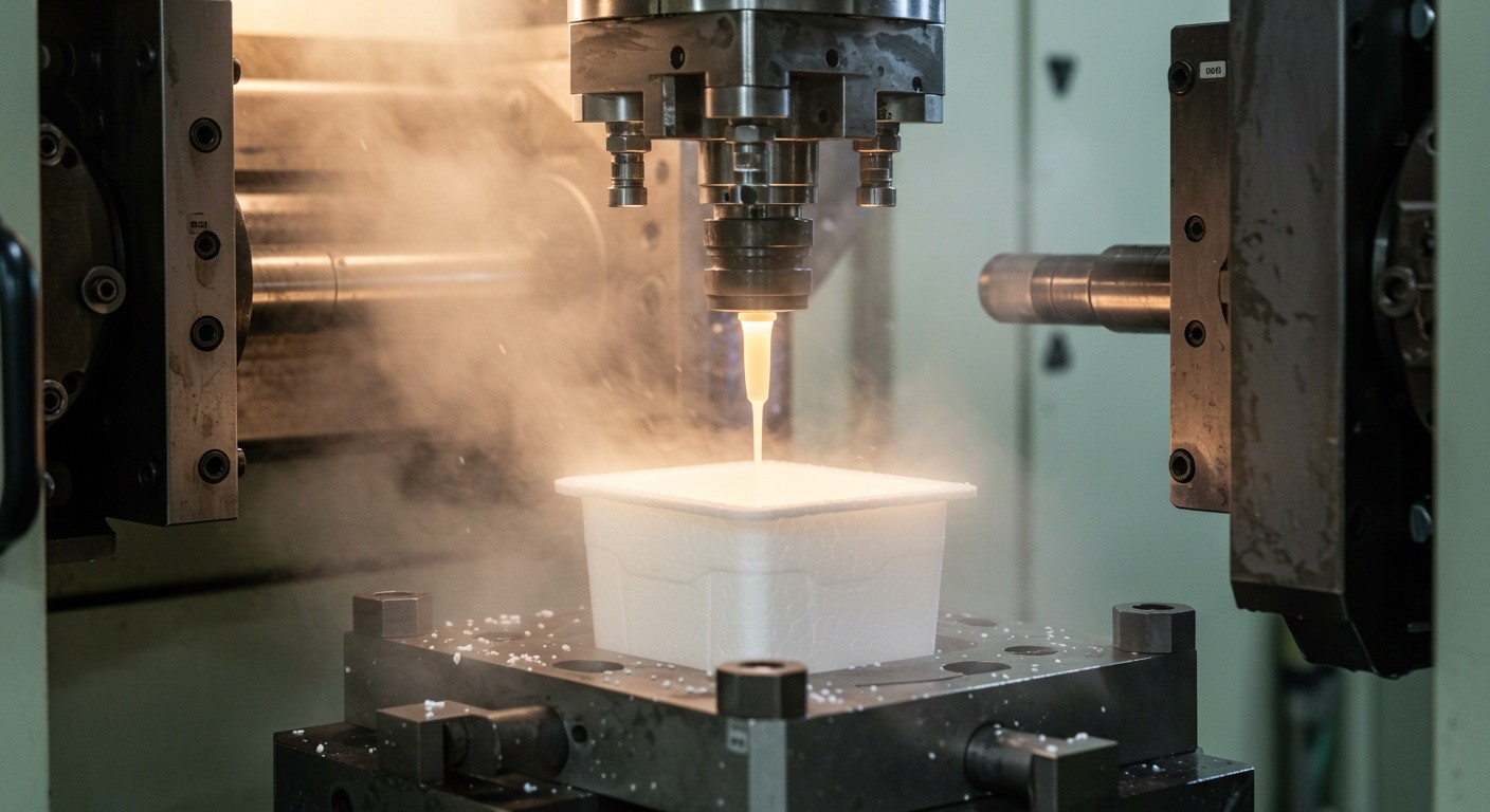 Литьё пластика по полистиролу для бытовых изделий