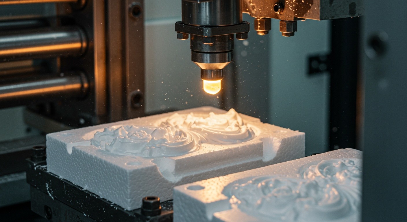 Литьё пластика по полистиролу для декоративных элементов