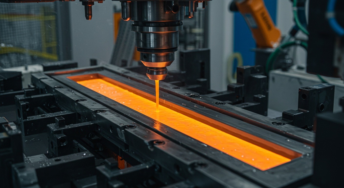 Литьё пластика по ПВХ для оконных и дверных профилей