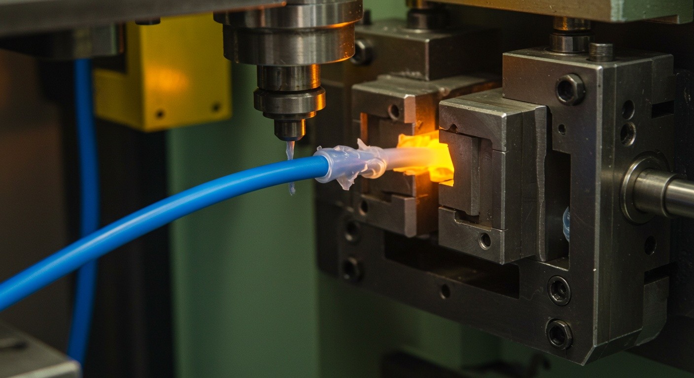 Литьё пластика по ПВХ для кабельной изоляции