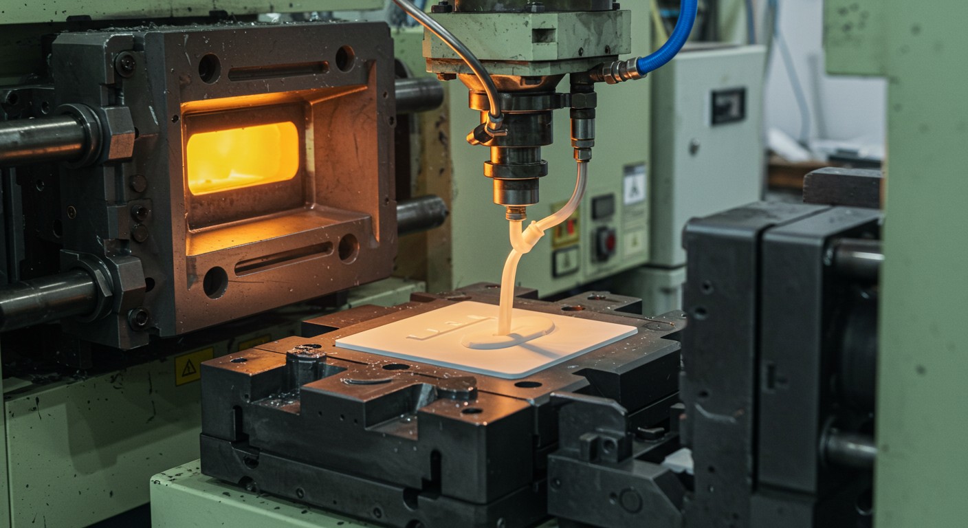 Литьё пластика по ПВХ для рекламных и декоративных изделий