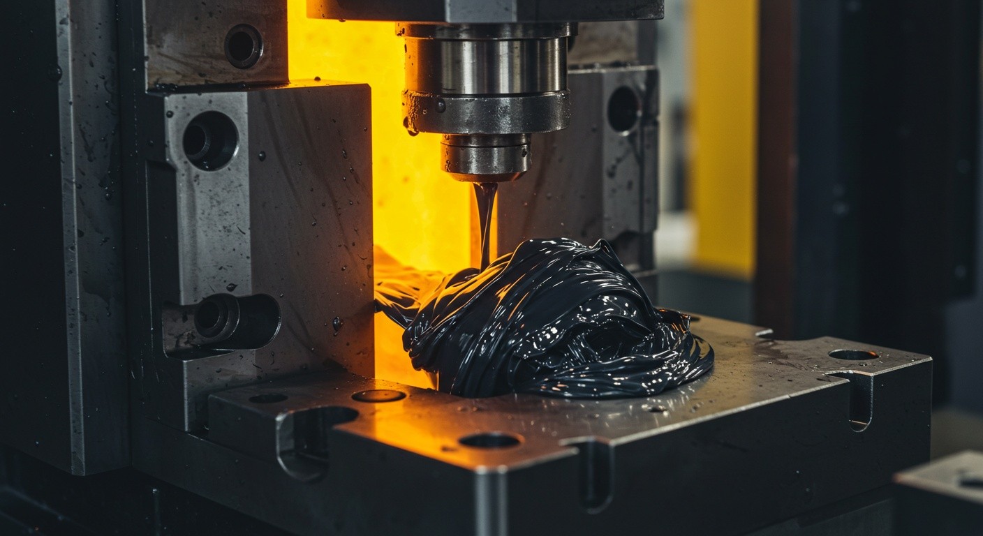 Литьё пластика по нейлону для промышленных деталей