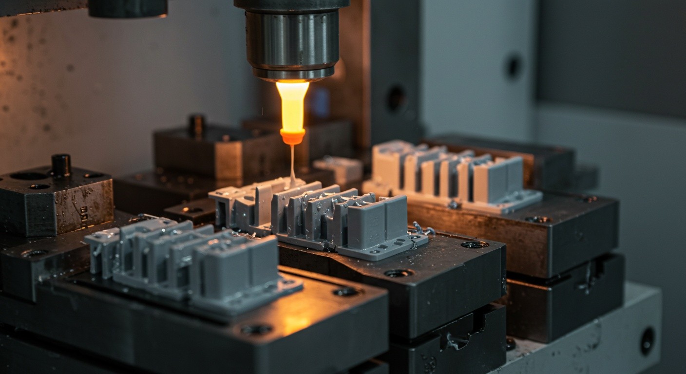 Литьё пластика по нейлону для электротехнических изделий