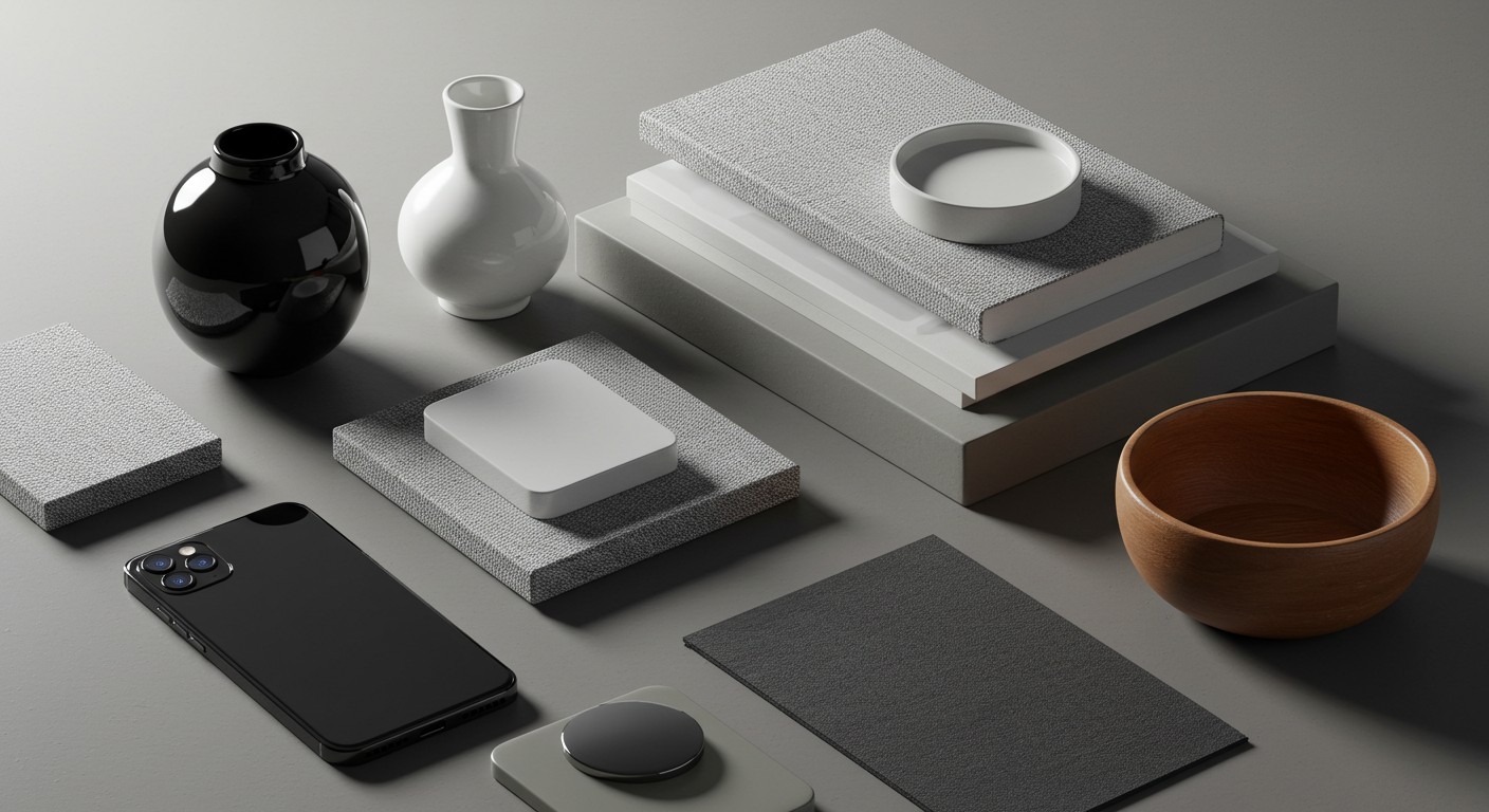 Глянцевые и матовые поверхности изделий