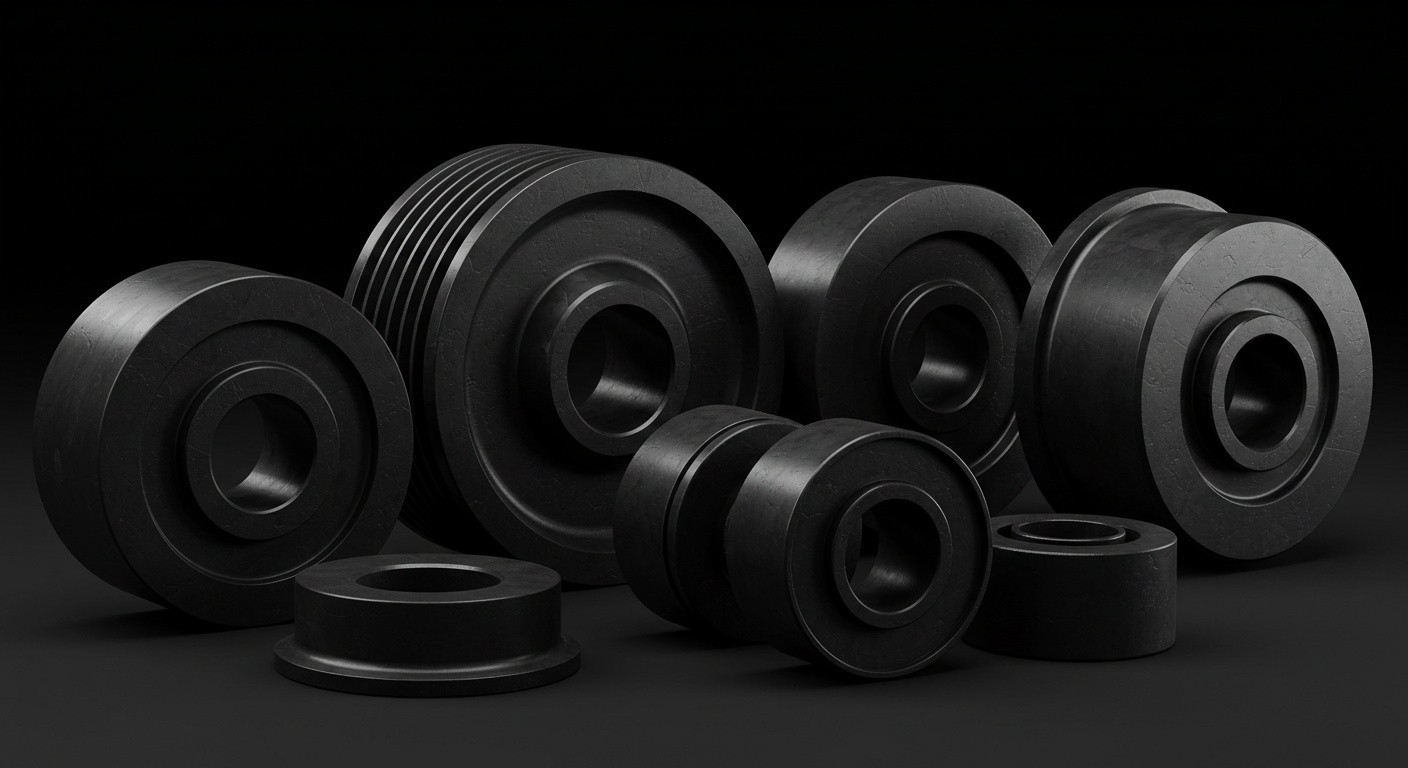 Литье полиуретановой резины для роликов и шкивов