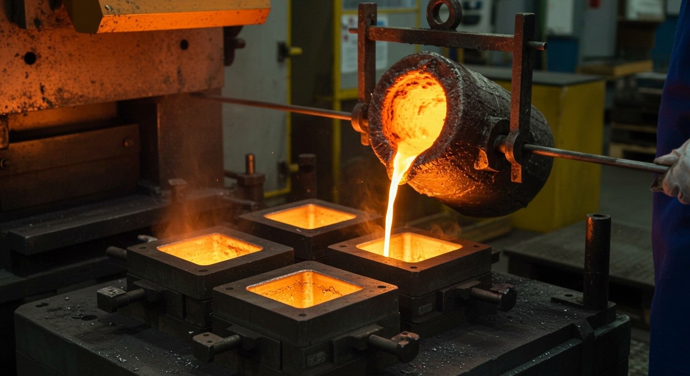 Литьё изделий и деталей квадратной формы для электроники