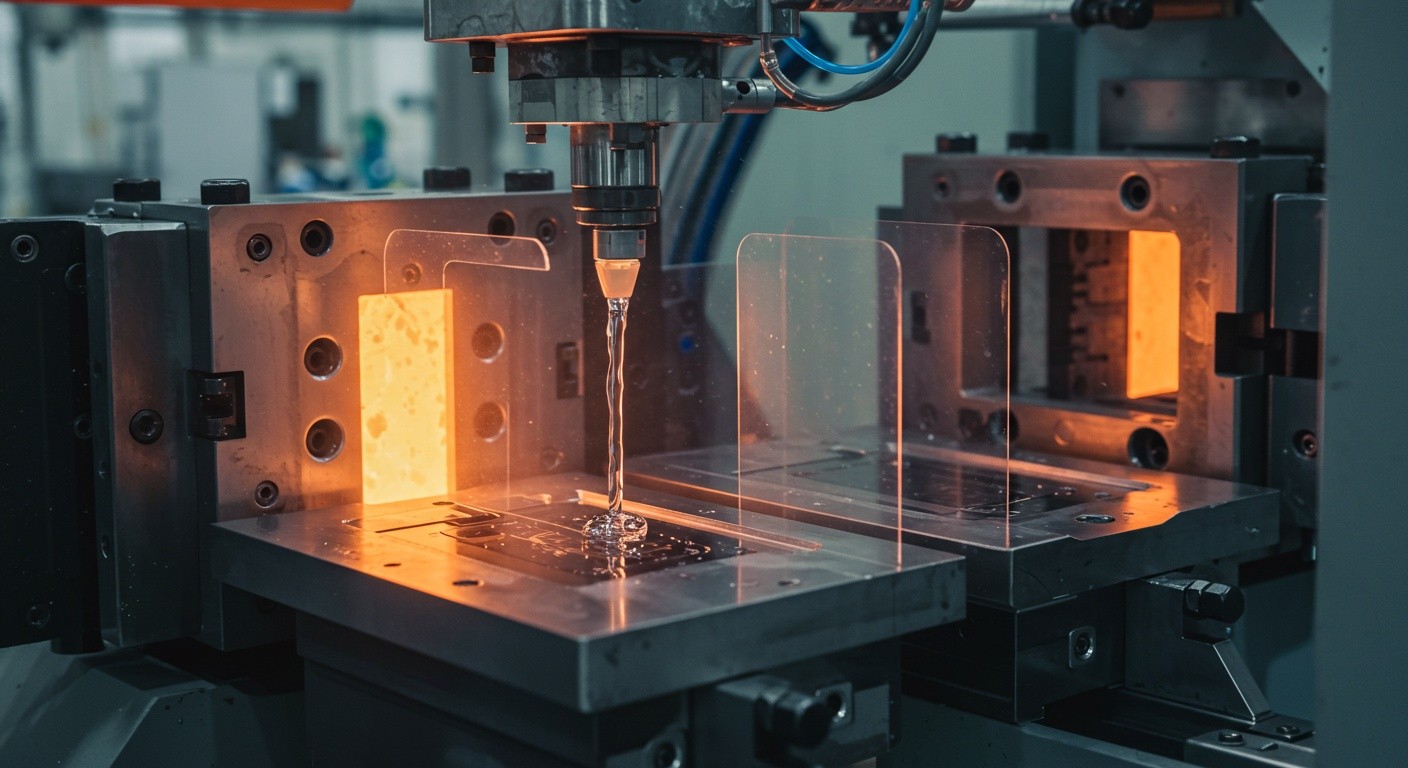 Литьё пластика по поликарбонату для защитных экранов