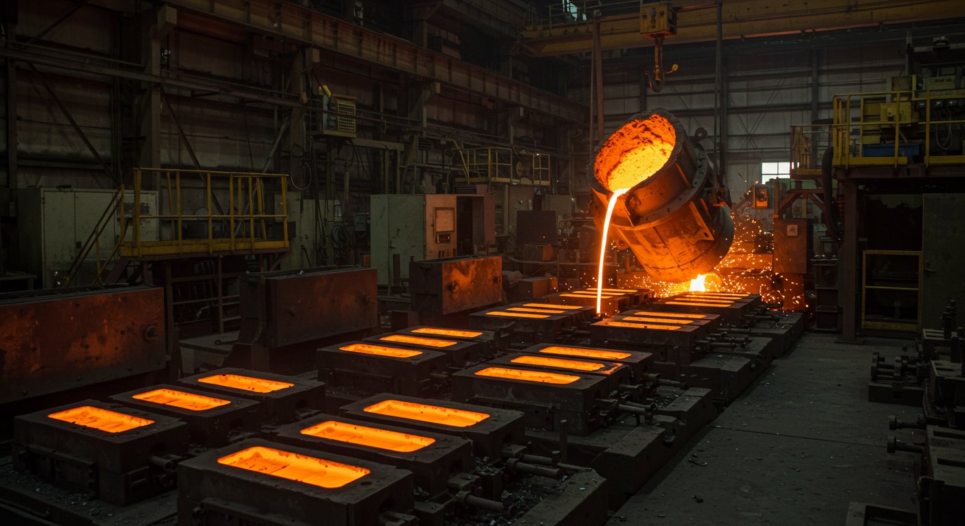 Литьё изделий и деталей прямоугольной формы для автомобильной промышленности