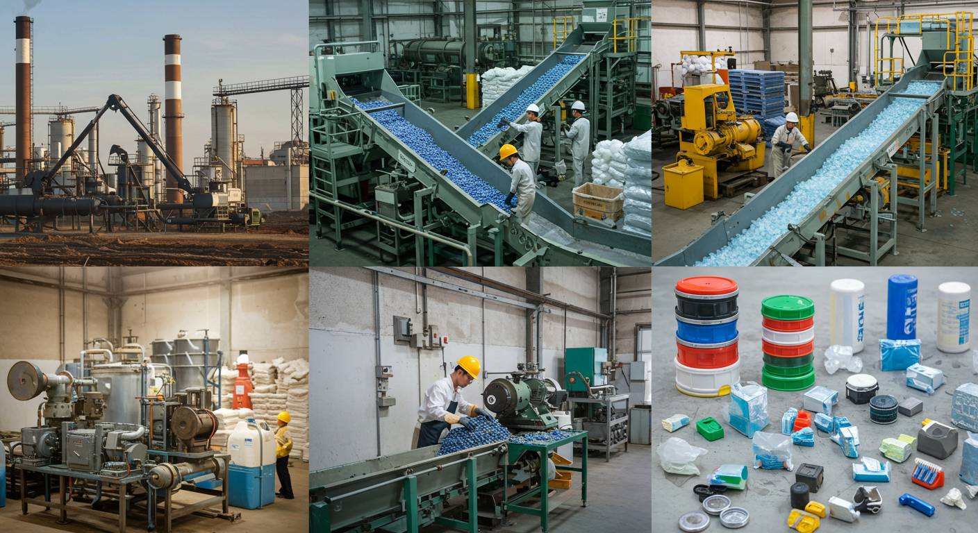 Основные этапы производства пластиковых изделий