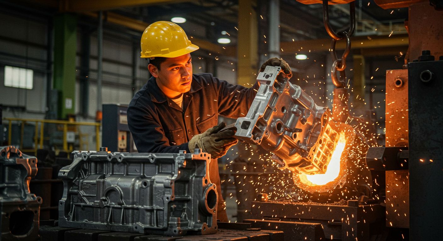 Литьё сложных деталей для автомобилей