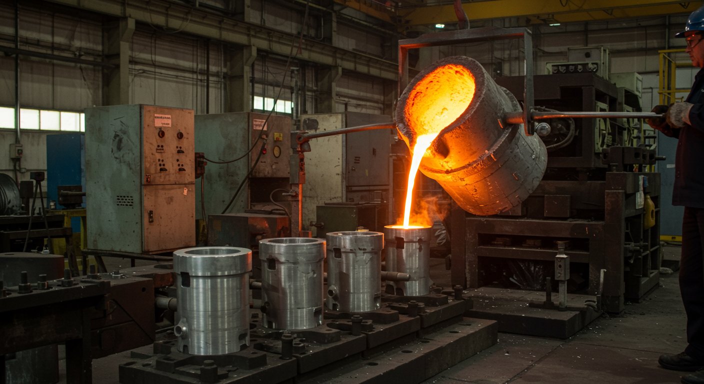 Литьё изделий и деталей цилиндрической формы для автомобильной промышленности