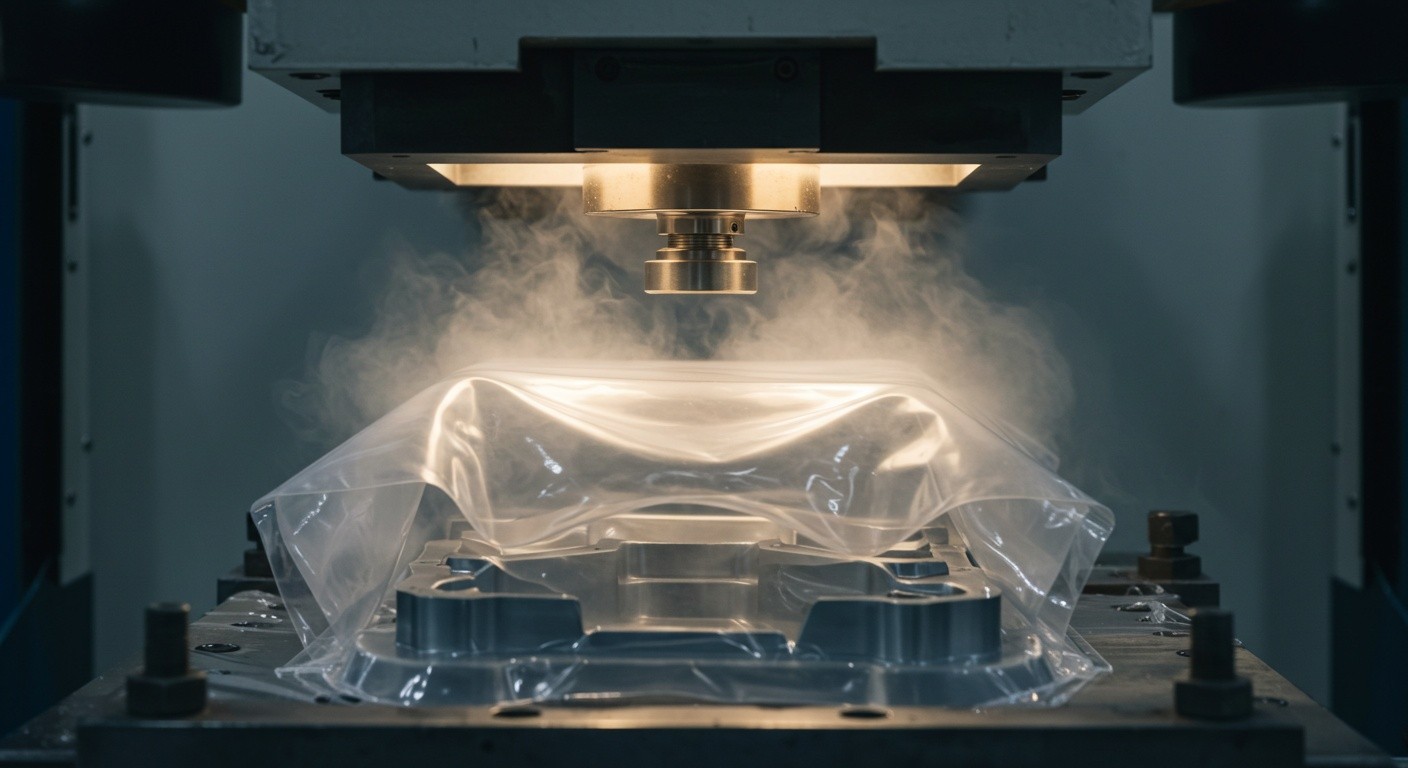 Формование пластиковых изделий под вакуумом