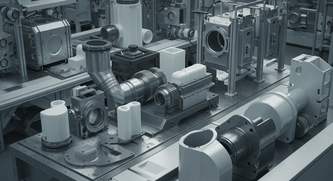 Полипропиленовые детали промышленного оборудования