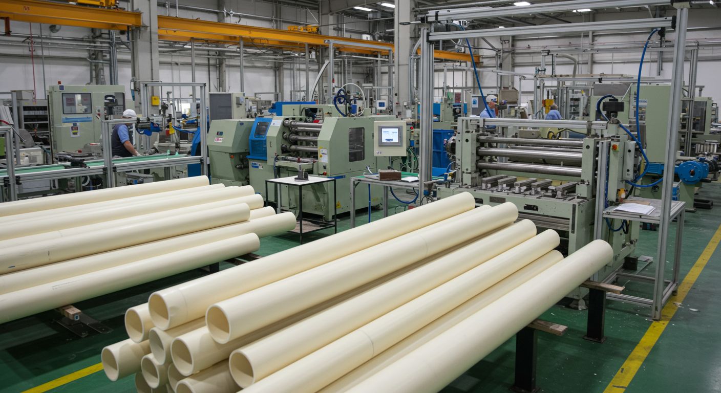 Пластиковые изделия из ПВХ для трубопроводов и сантехники