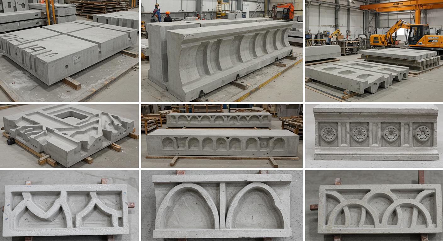 Литьё изделий и деталей фасонной формы для строительной отрасли