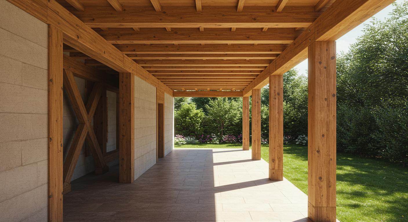 Проектирование элементов деревянных каркасов