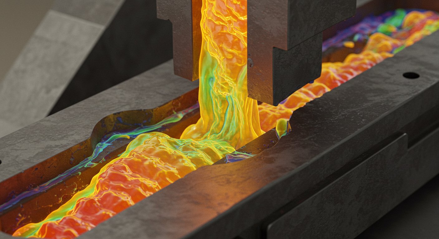 Моделирование потоков расплава