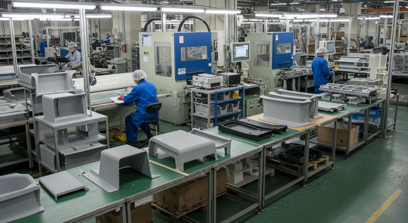 Пластиковые элементы для мебели и интерьера