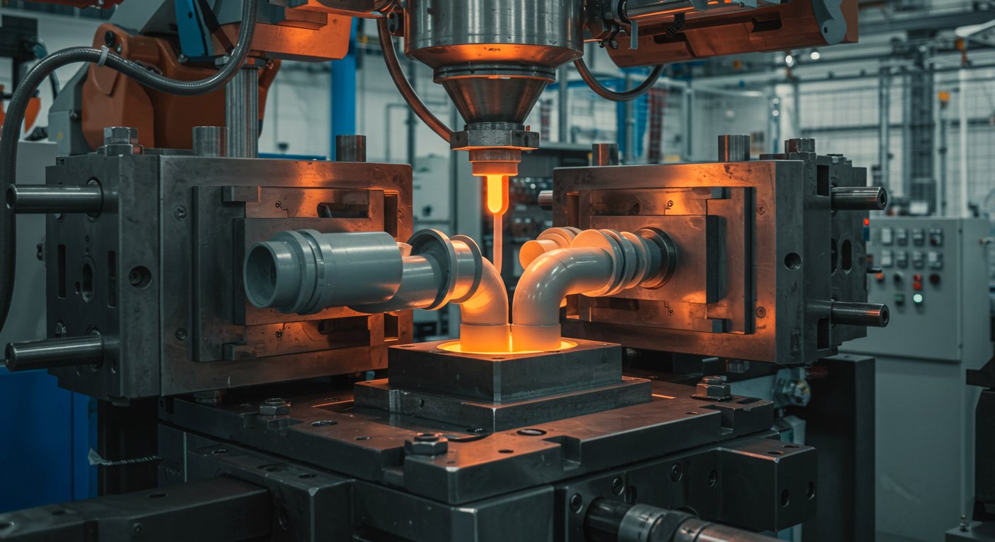 Литьё пластика для водоотводящих систем