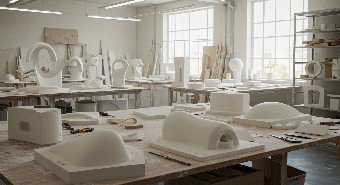 Прототипирование гипсовых деталей сложной формы