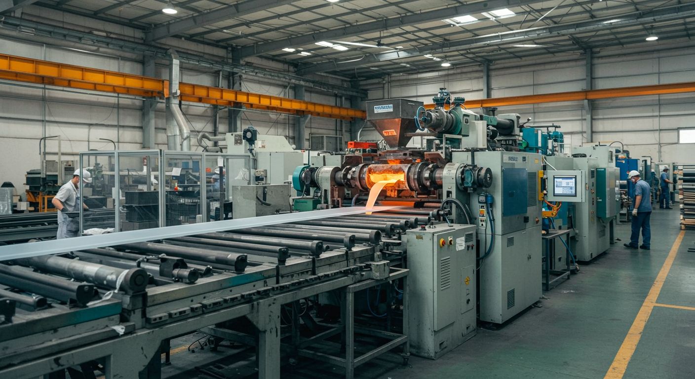 Производство пластиковых профилей методом экструзии