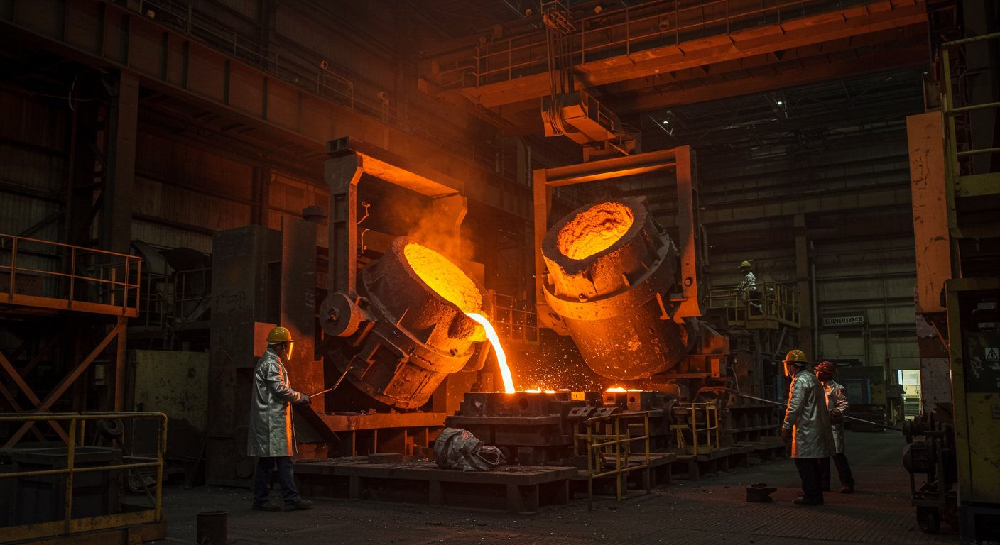 Литьё изделий и деталей крупных масштабов для машиностроения