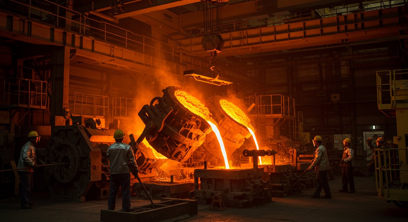 Литьё изделий и деталей крупных масштабов для автомобильной промышленности