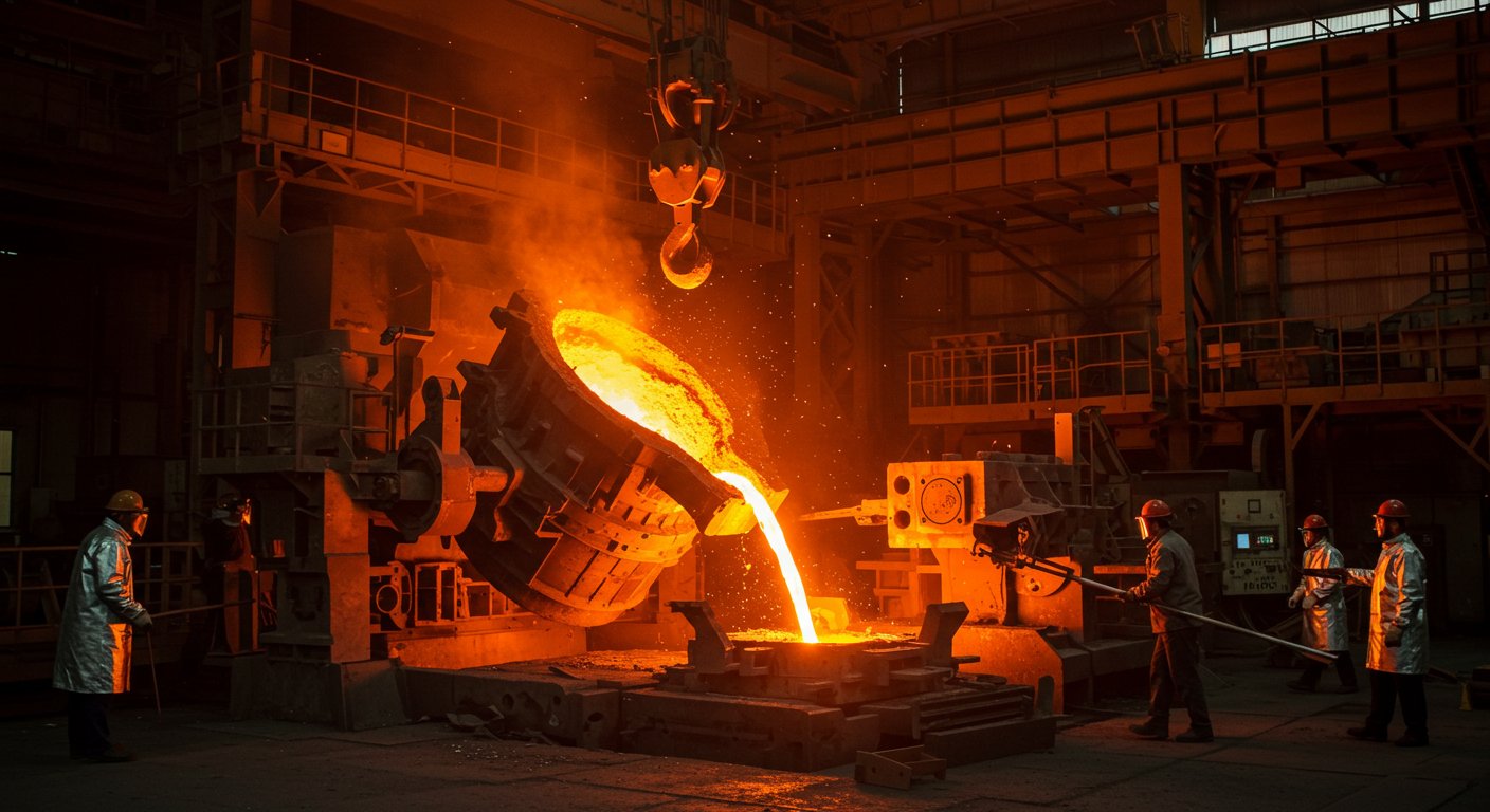 Крупные литые детали для автомобилей