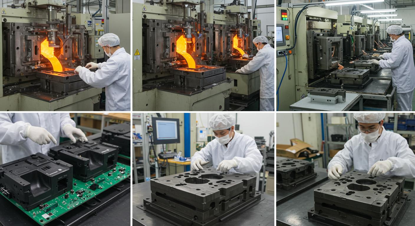 Пластиковые детали для электроники