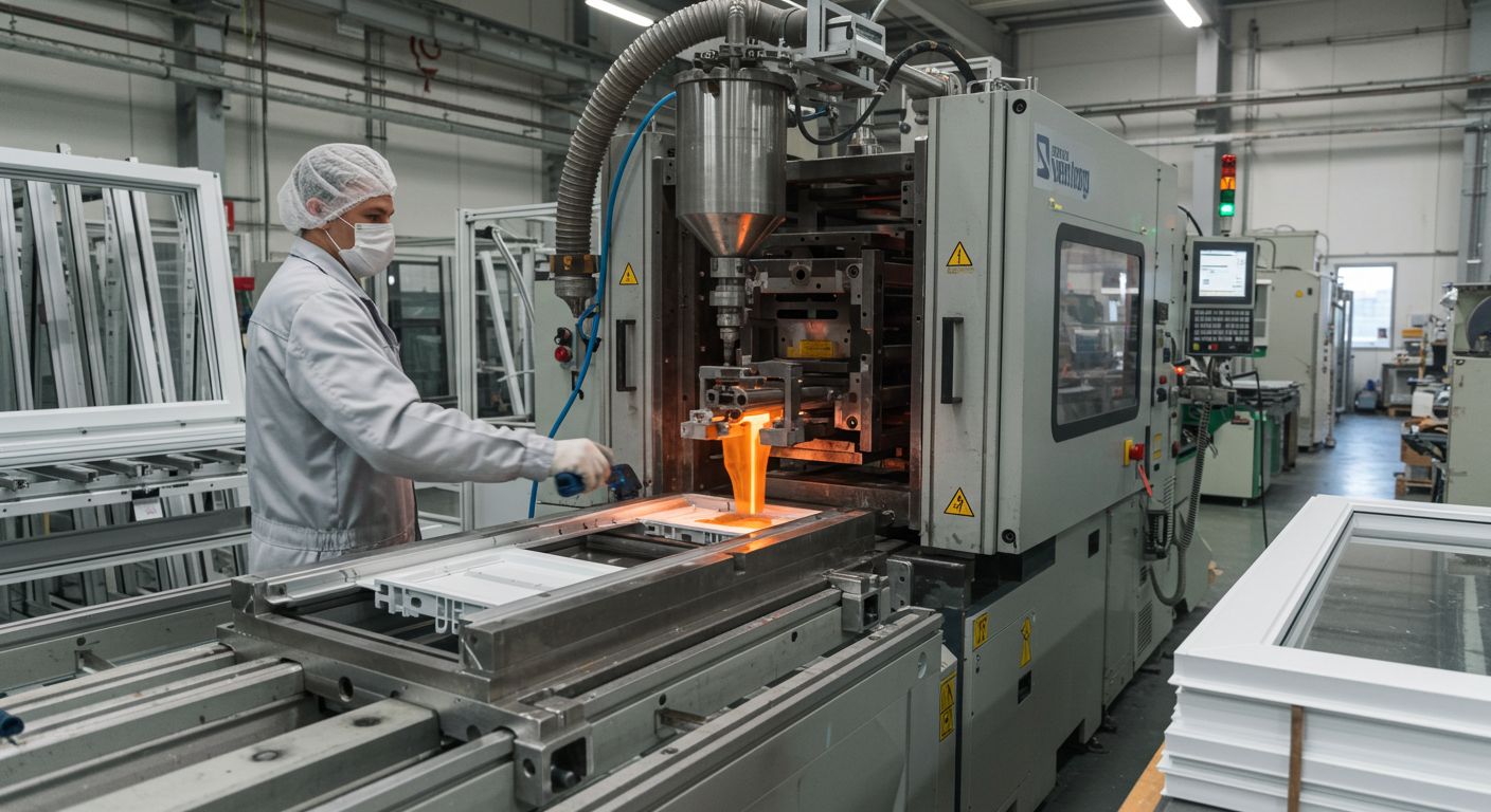 ПВХ детали для окон и дверей