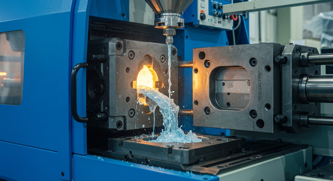 Литьё пластика для компонентов оборудования