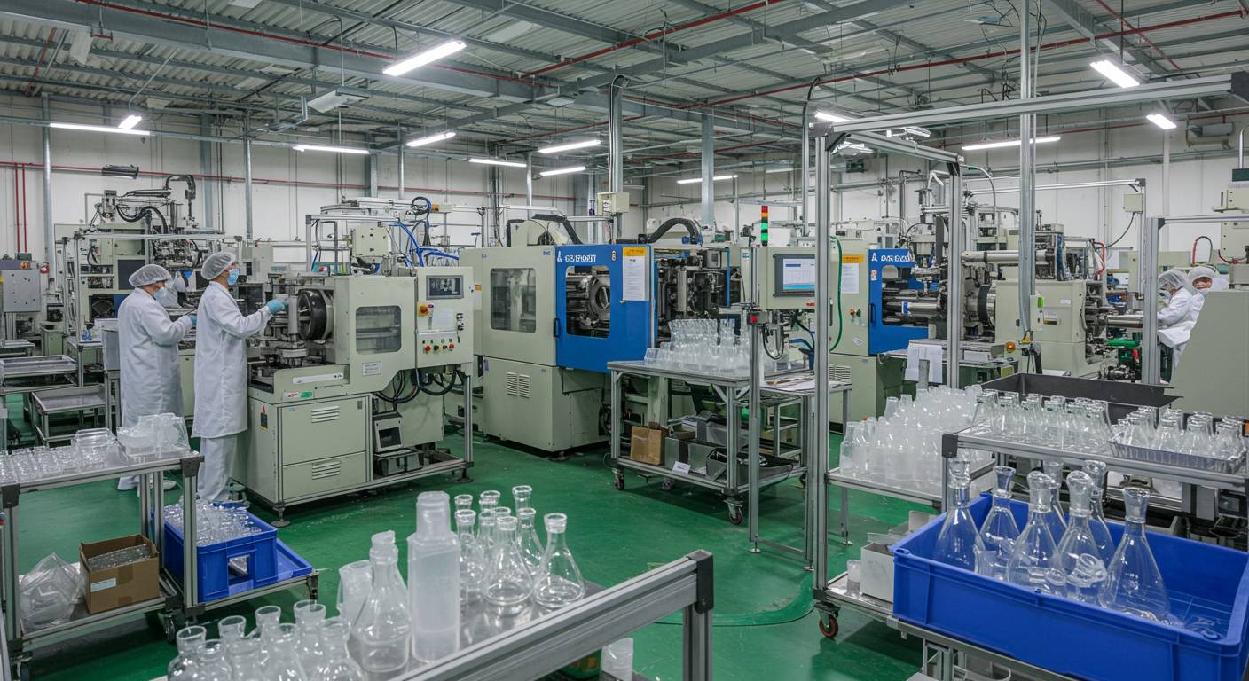 Изготовление пластиковых изделий для лабораторной посуды