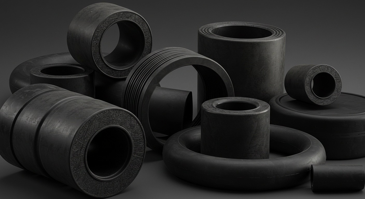 Литье резины для шлангов и трубопроводов