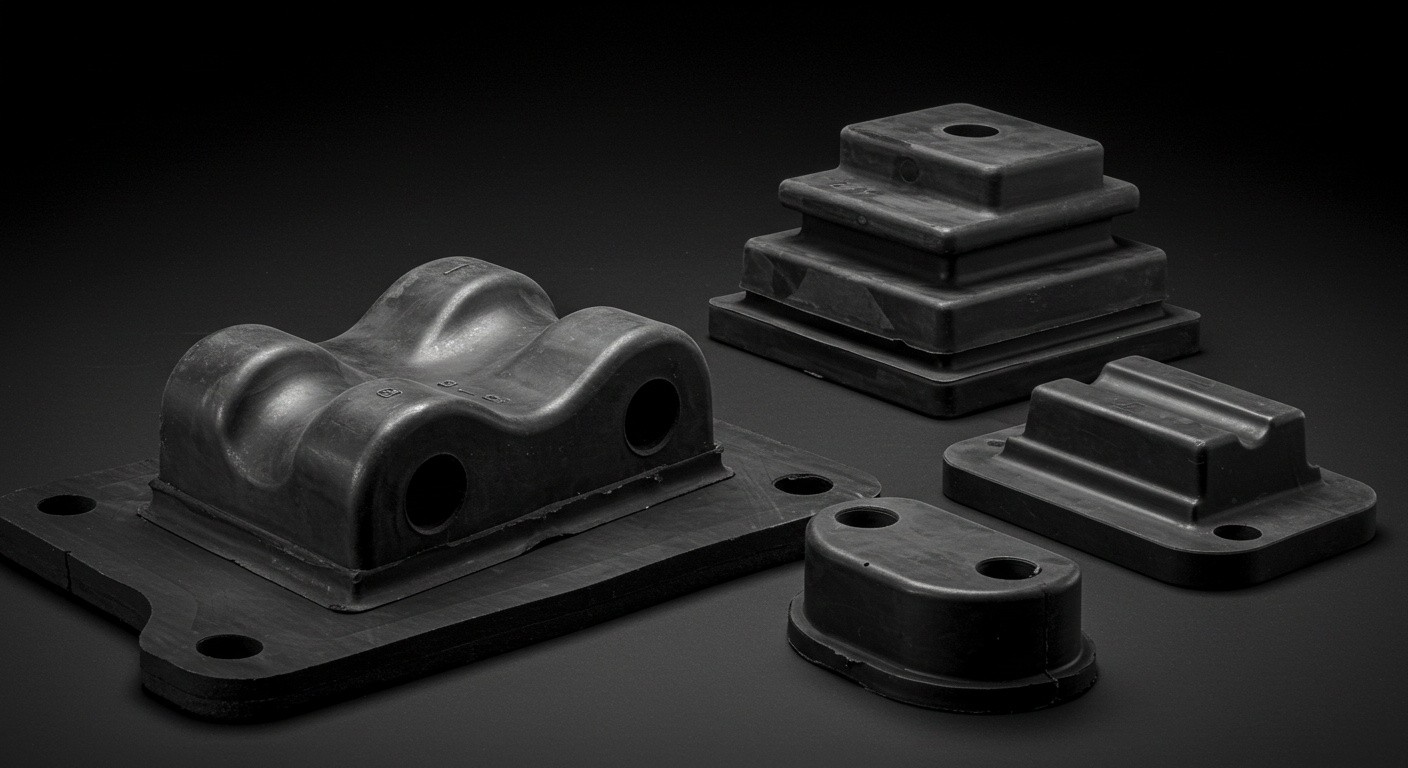 Литье резины для амортизаторов и виброгасителей