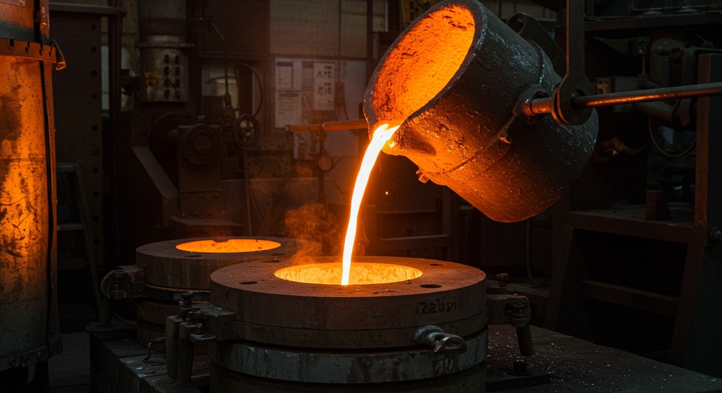 Литьё изделий и деталей круглой формы