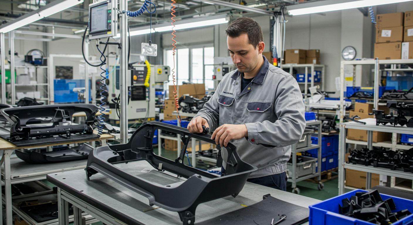 Пластиковые детали для салона автомобиля