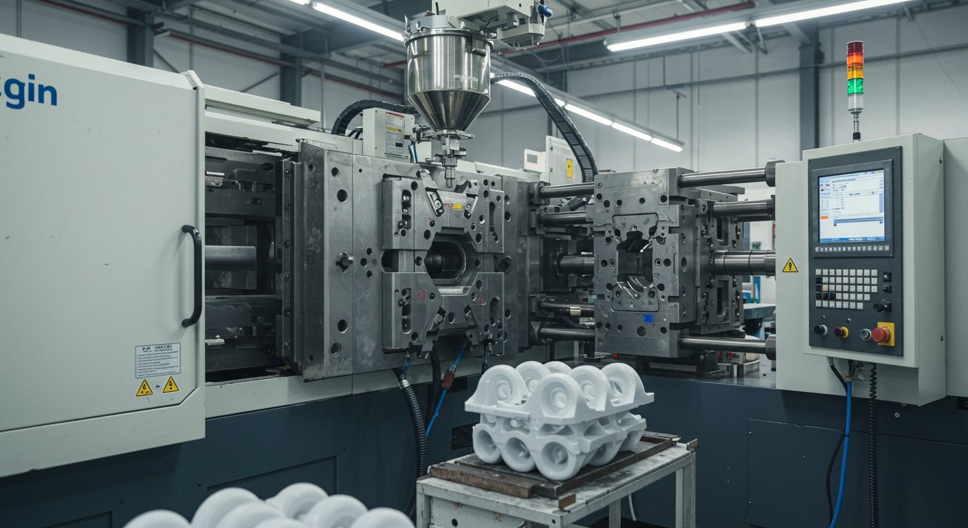 Литьё пластика для роликов и катков