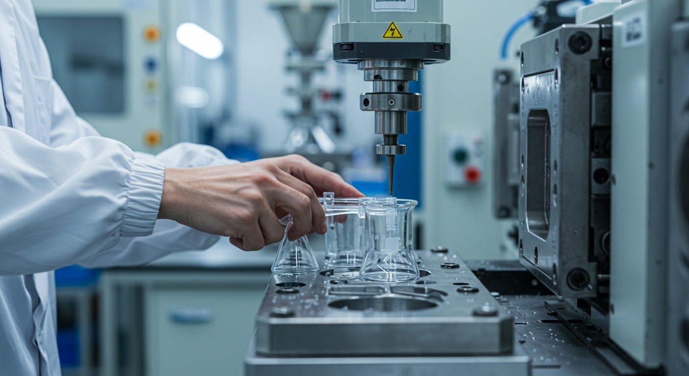 Литьё пластиковых деталей для лабораторного оборудования