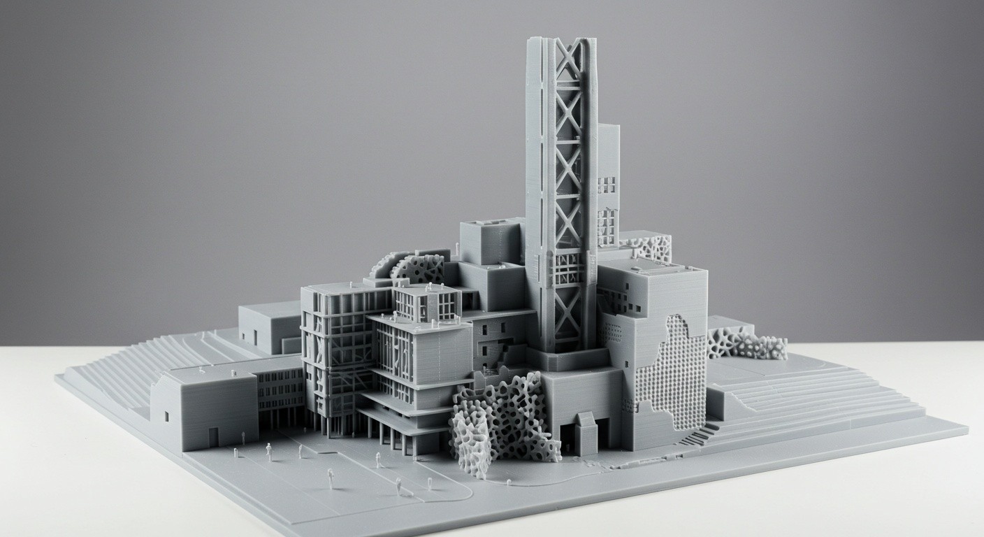 3D печать макетов зданий